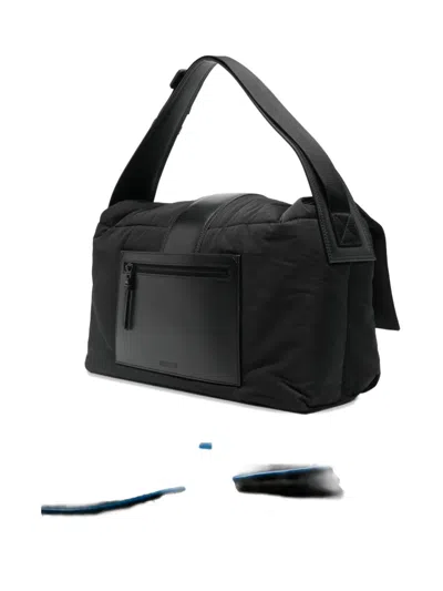 Jacquemus The Messenger Bambino Bag With Adjustable Shoulder Strap In Black