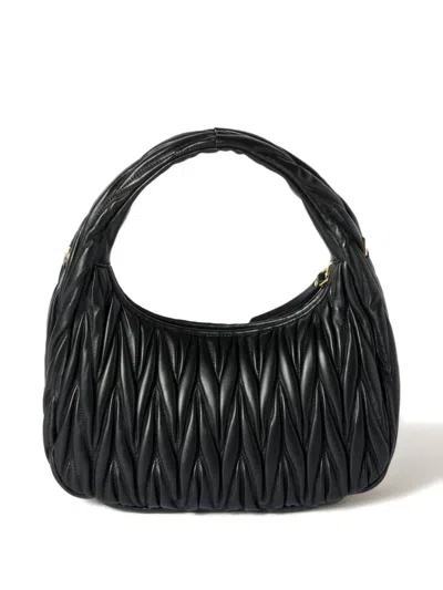 Miu Miu Black Wander Matelass Mini Shoulder Bag