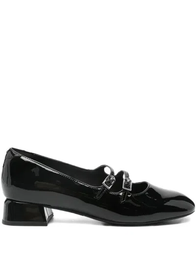 Clarks 30mm Daiss Patent-leather Buckled Pumps In Black