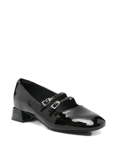 Clarks 30mm Daiss Patent-leather Buckled Pumps In Black