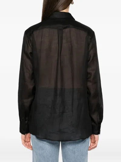 Totême Toteme Button-down Shirt In Black