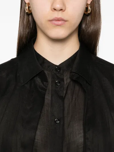 Totême Toteme Button-down Shirt In Black