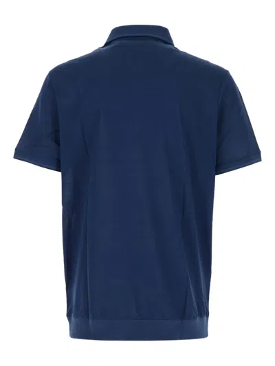 Paul & Shark Men Blue Short Sleeves Solid Polo, 4xl Luxury Polos For Men Darveys