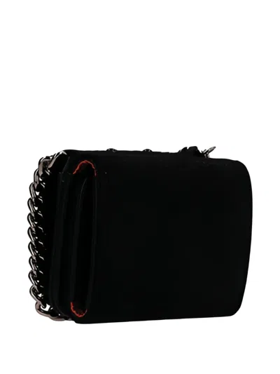 Stella Mccartney Falabella Chain-trim Wallet In Black