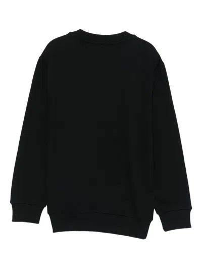 Missoni Chevron-logo Sweatshirt In Black