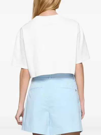 Dondup Crystal-embellished T-shirt In White