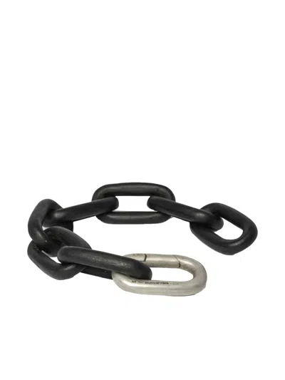 Parts Of Four Sterling Silver Infinity Chain Bracelet In Metallic