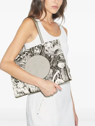 Tory Burch Medium Ella Chain Printed Tote Bag