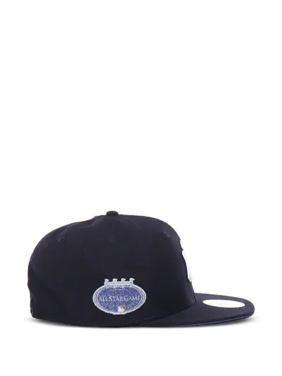New Era New York Yankees Logo Wool Cap In Blue