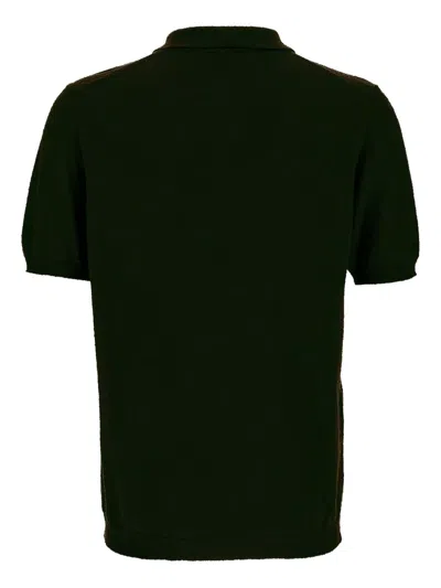 Roberto Collina Basic Polo T-shirt In Black