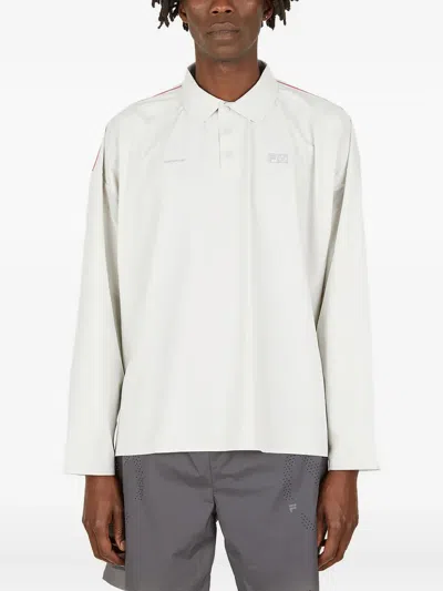 Fila X Slam Jam Redefined Polo Shirt In White