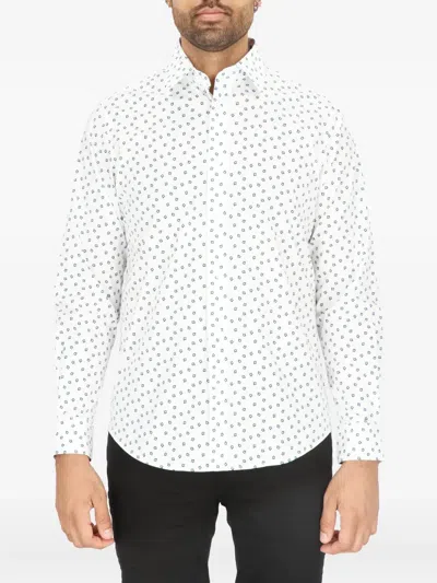 Scotch & Soda Modern Fit Dress Shirt In White