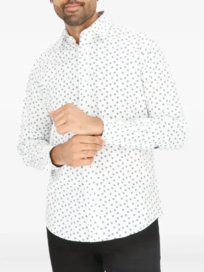Scotch & Soda Modern Fit Dress Shirt In White