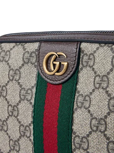 Gucci Gg Supreme Canvas Crossbody Bag