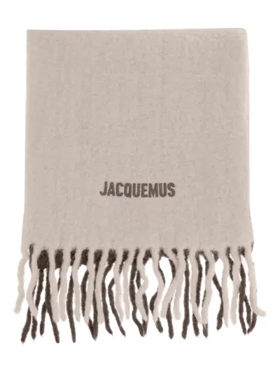 Jacquemus The Moisson Scarf In Neutral