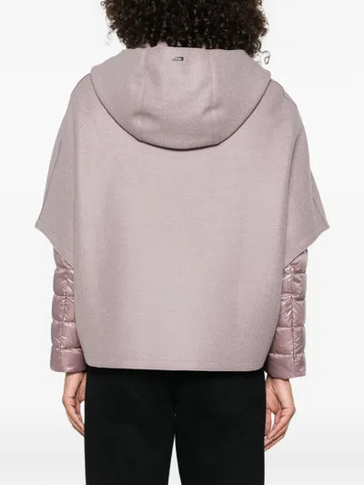 Herno Women Hooded Puffer Jacket In Pink