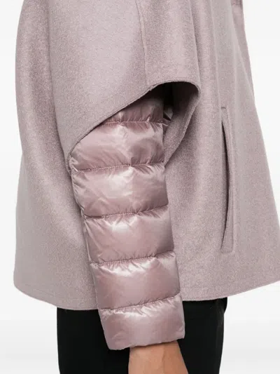 Herno Women Hooded Puffer Jacket In Pink
