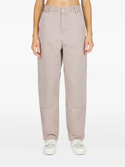 Carhartt Patch-pockets Cargo Trousers In Gray