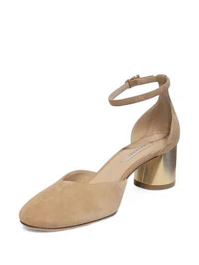 Casadei 50mm Ankle-strap Block-heel Pumps