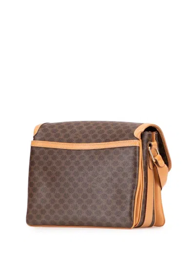 Pre-owned Celine 2011 Macadam Coated Canvas Crossbody Bag