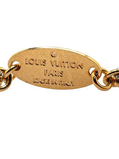 Pre-owned Louis Vuitton 2021 Gold Plated And Palladium Plated Collier Louise Necklace Costume Necklace