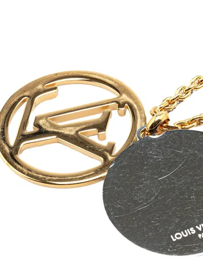 Pre-owned Louis Vuitton 2021 Gold Plated And Palladium Plated Collier Louise Necklace Costume Necklace