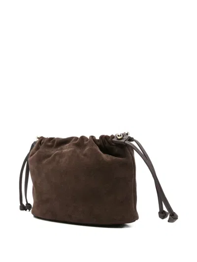 Strathberry Suede Clutch