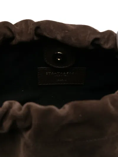 Strathberry Suede Clutch