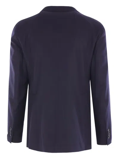 Tagliatore Single-breasted Suit In Blue