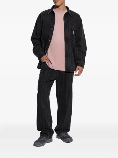 Carhartt Rylan Pinstripe Jeans In Black