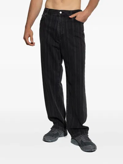Carhartt Rylan Pinstripe Jeans In Black