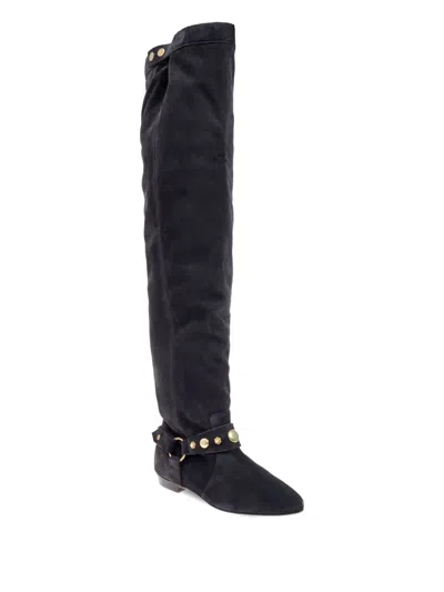 Isabel Marant Slouch Knee-high Boots In Black