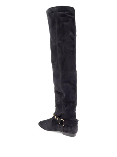 Isabel Marant Slouch Knee-high Boots In Black