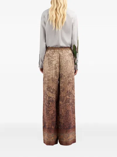 Pierre-louis Mascia Floral-print Trousers In Multi