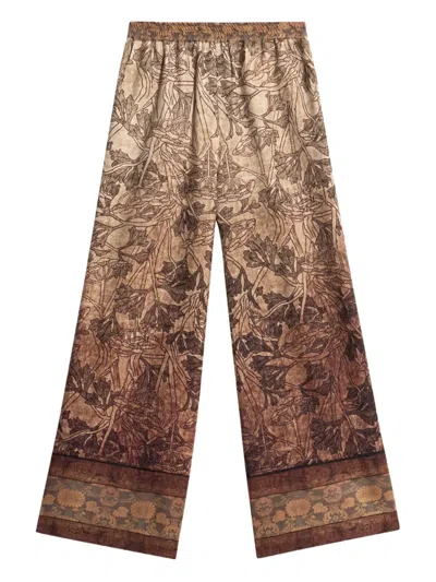 Pierre-louis Mascia Floral-print Trousers In Multi