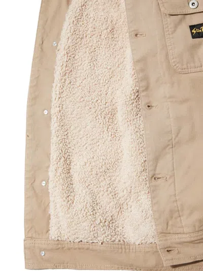 Stan Ray Patch-pocket Shirt Jacket In Neutral