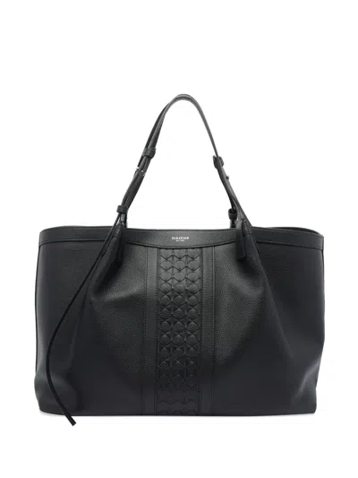 Serapian Woven-detail Shoulder Bag
