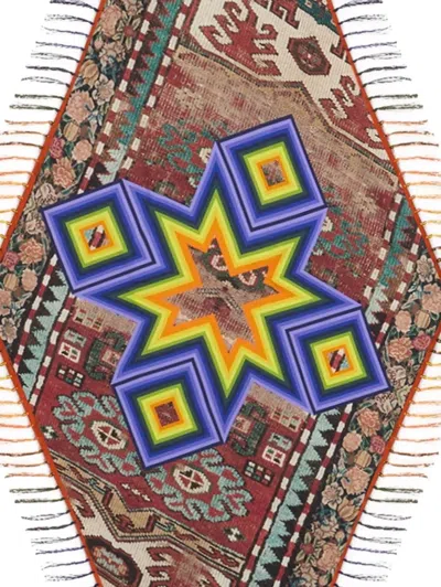 Pierre-louis Mascia Diamond-shaped Fringed Scarf In Brown