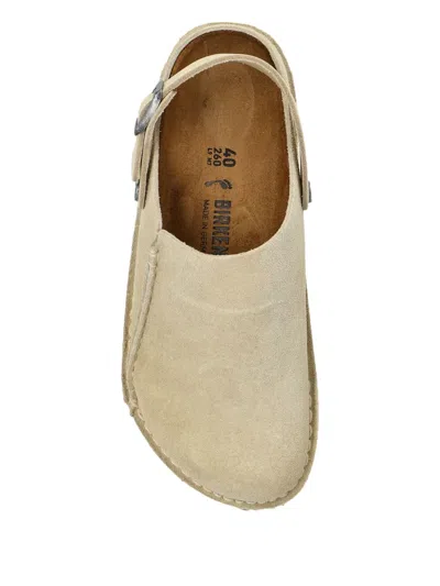 Birkenstock Lutry Buckle-detail Suede Mules