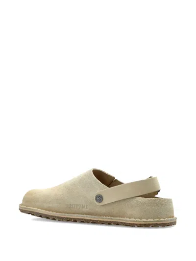 Birkenstock Lutry Buckle-detail Suede Mules