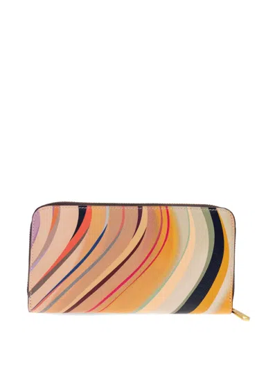 Paul Smith Swirl-pattern Zip-around Wallet