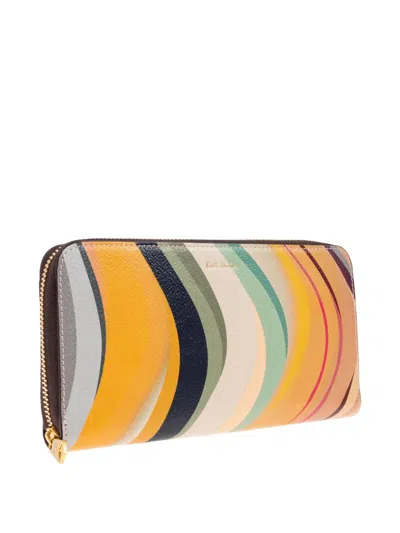 Paul Smith Swirl-pattern Zip-around Wallet