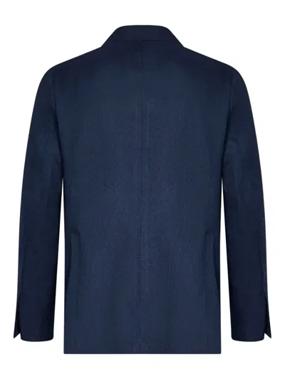 Franzese Collection Franzese Napoli Stefano De Martino Model Blazer In Blue