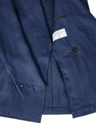 Franzese Collection Franzese Napoli Stefano De Martino Model Blazer In Blue