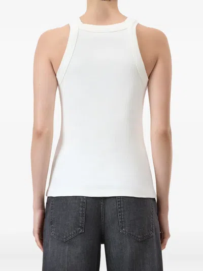 Closed Logo-print Tank Top In White