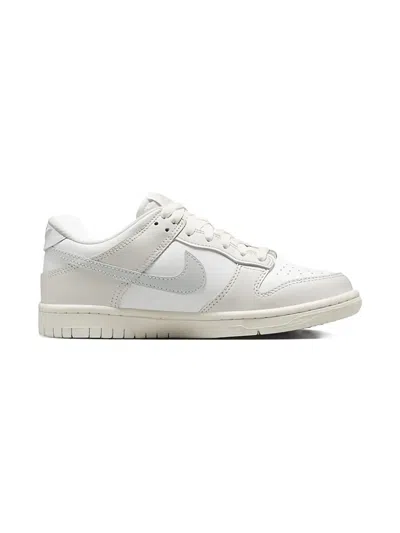 Nike Dunk Low "white/light Silver Phantom" Sneakers In White