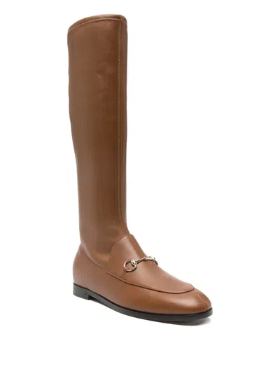 Gucci Jordaan Nappa Knee-high Boots