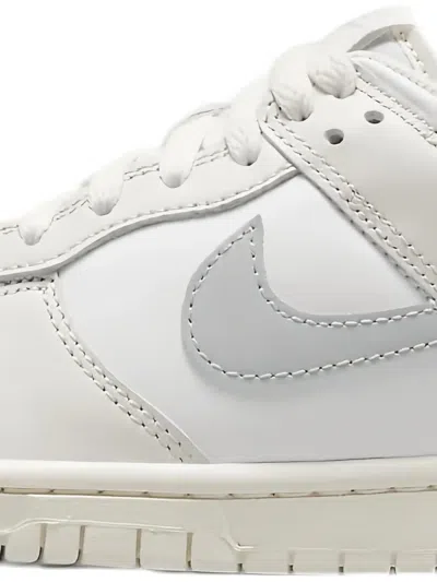 Nike Dunk Low "white/light Silver Phantom" Sneakers In White