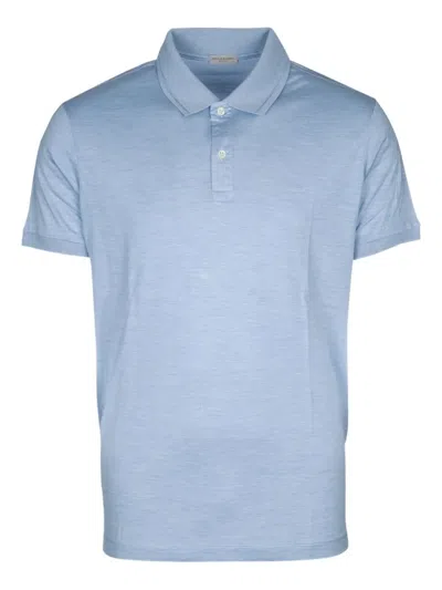 Paul & Shark Short-sleeve Polo Shirt In Blue