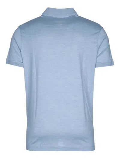 Paul & Shark Short-sleeve Polo Shirt In Blue